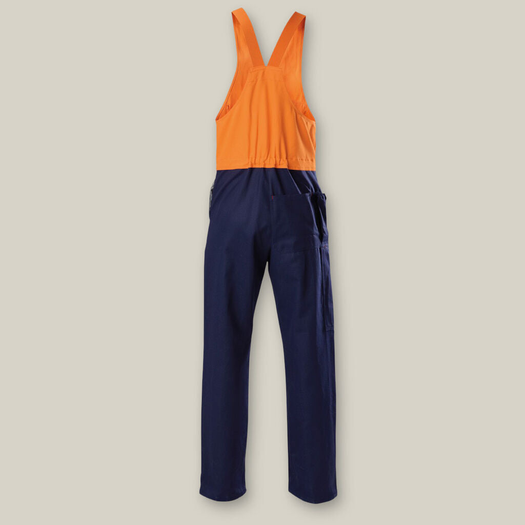 Hi-Vis 2TONE Action Back Cotton Drill Overall - Y01526