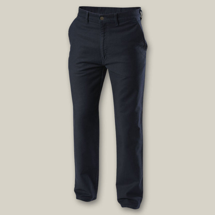 Moleskin Plain Front Denim Work Jeans - Y03876