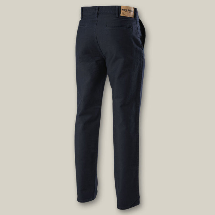 Moleskin Plain Front Denim Work Jeans - Y03876