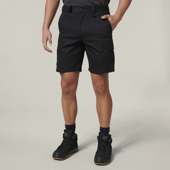 Core Relaxed Fit Stretch Cotton Work Cargo Short - Y05067