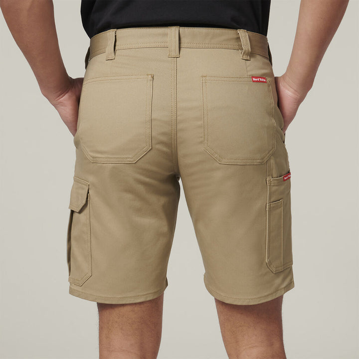 Core Relaxed Fit Stretch Cotton Work Cargo Short - Y05067