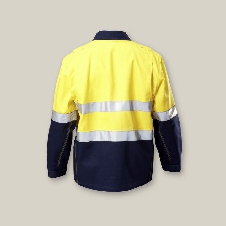 Core Hi-Vis 2 Tone Cotton Drill Taped Jacket - Y06545