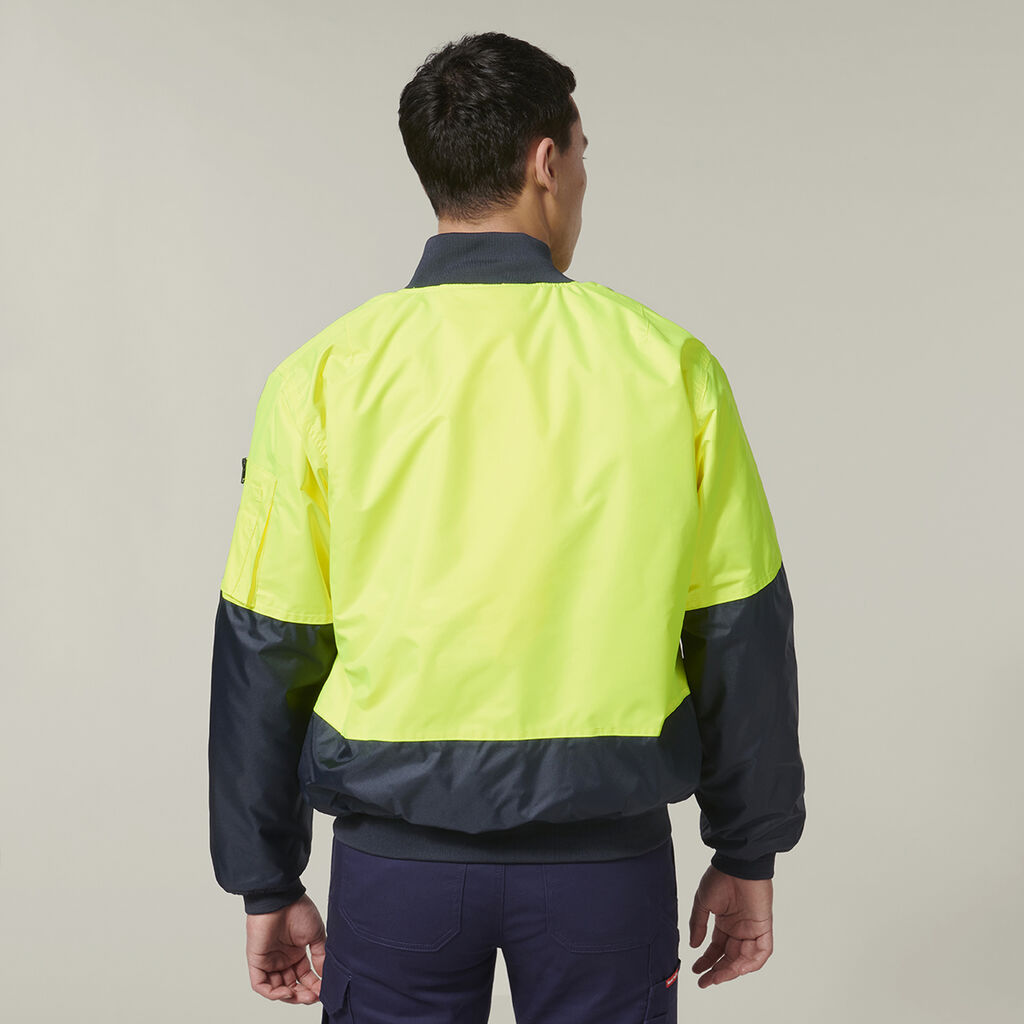 Core Hi-Vis 2 Tone Waterproof Bomber Jacket - Y06670