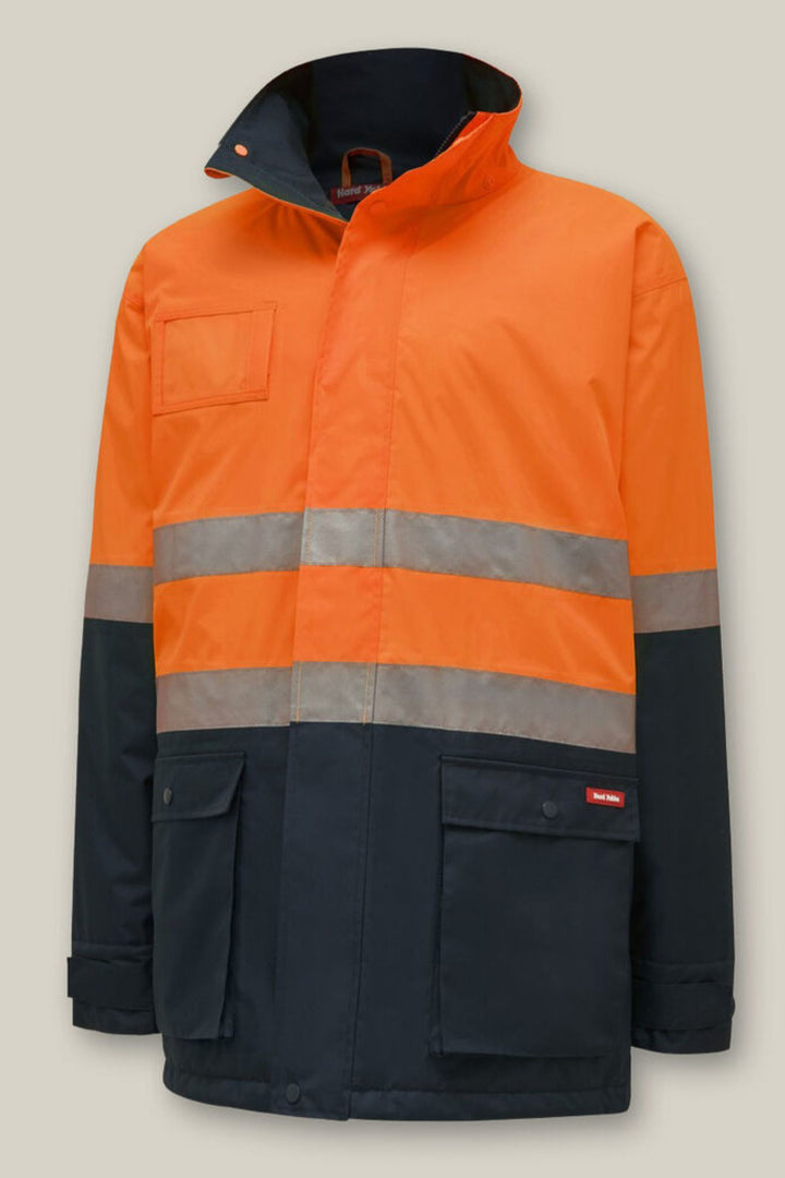 Core Hi-Vis 2 Tone Taped Quilted Waterproof Jacket - Y06685