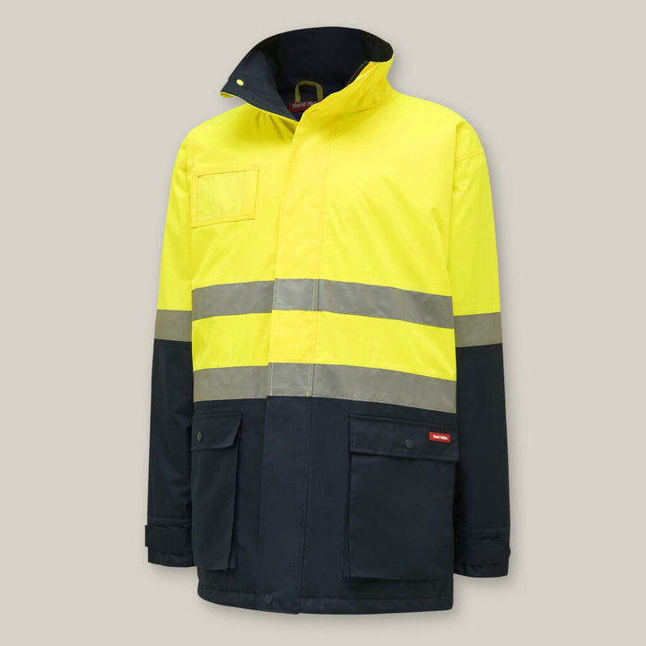 Core Hi-Vis 2 Tone Taped Quilted Waterproof Jacket - Y06685