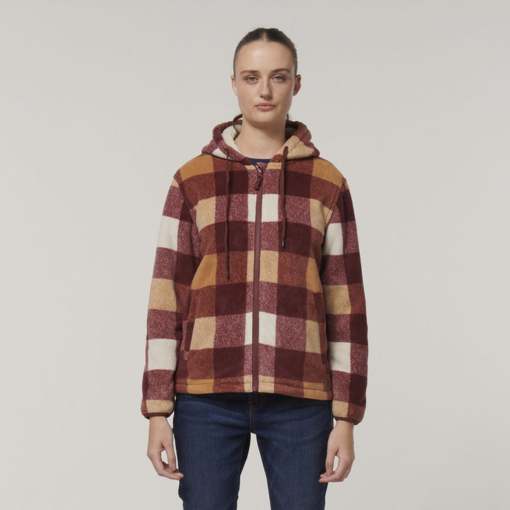 Womens Check Zoodie - Y08522