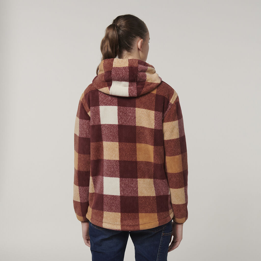 Womens Check Zoodie - Y08522