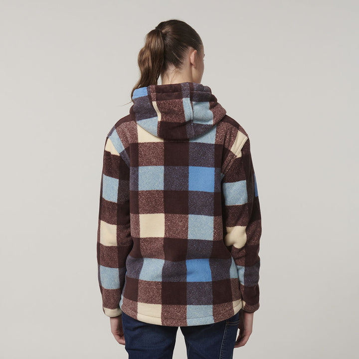 Womens Check Zoodie - Y08522