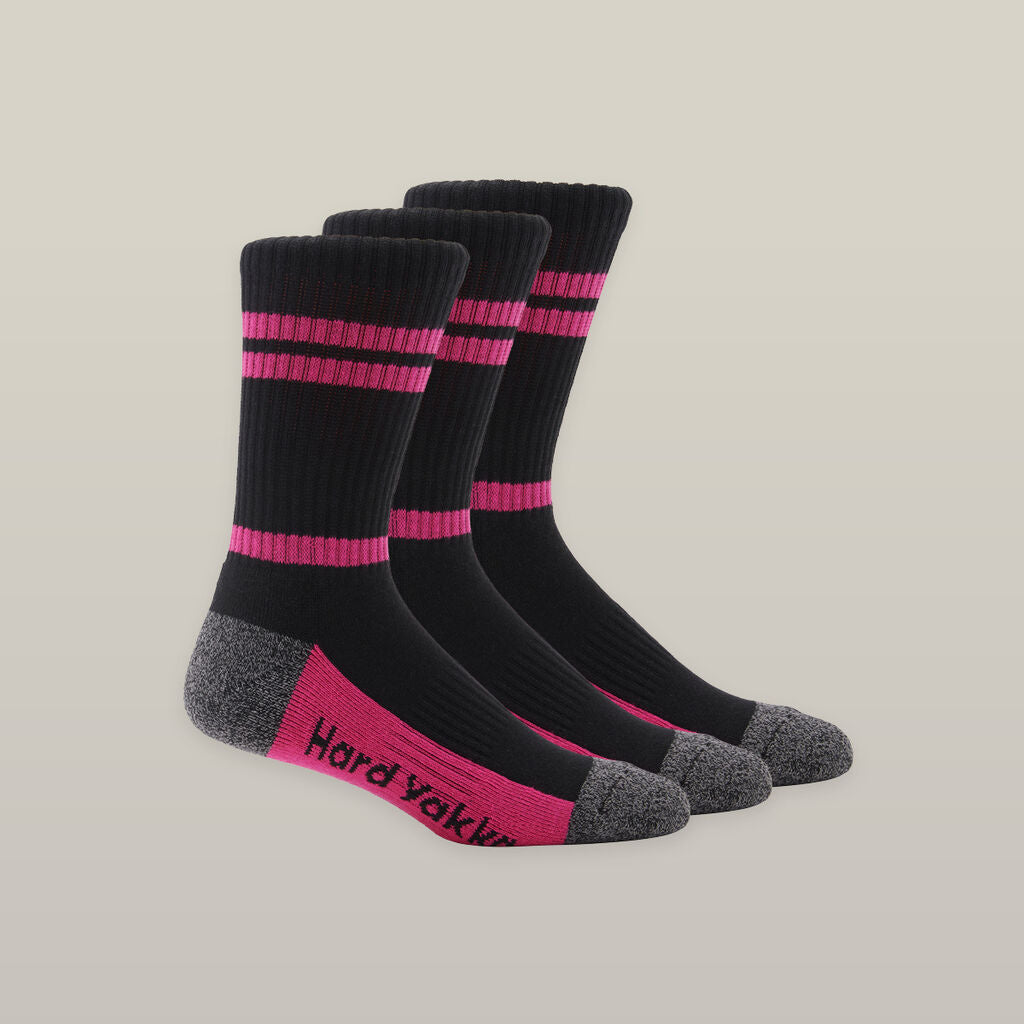 Women’s 3PK Crew Sock - Y08606