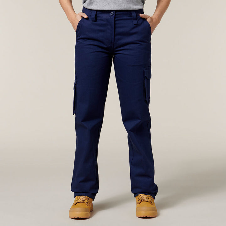 Women’s Cotton Drill Cargo Pant - Y08079