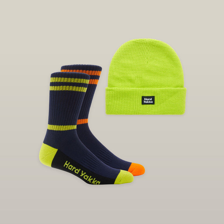 2 Pack Sock Beanie Bundle Pack - Y20110