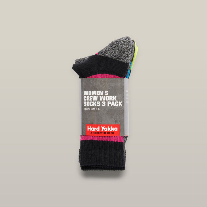 Women’s Crew 3 Pack Work Sock - Y20120