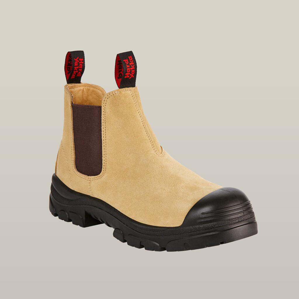 Grit Pull on Steel Toe Safety Boot - Y60087 (Sand)