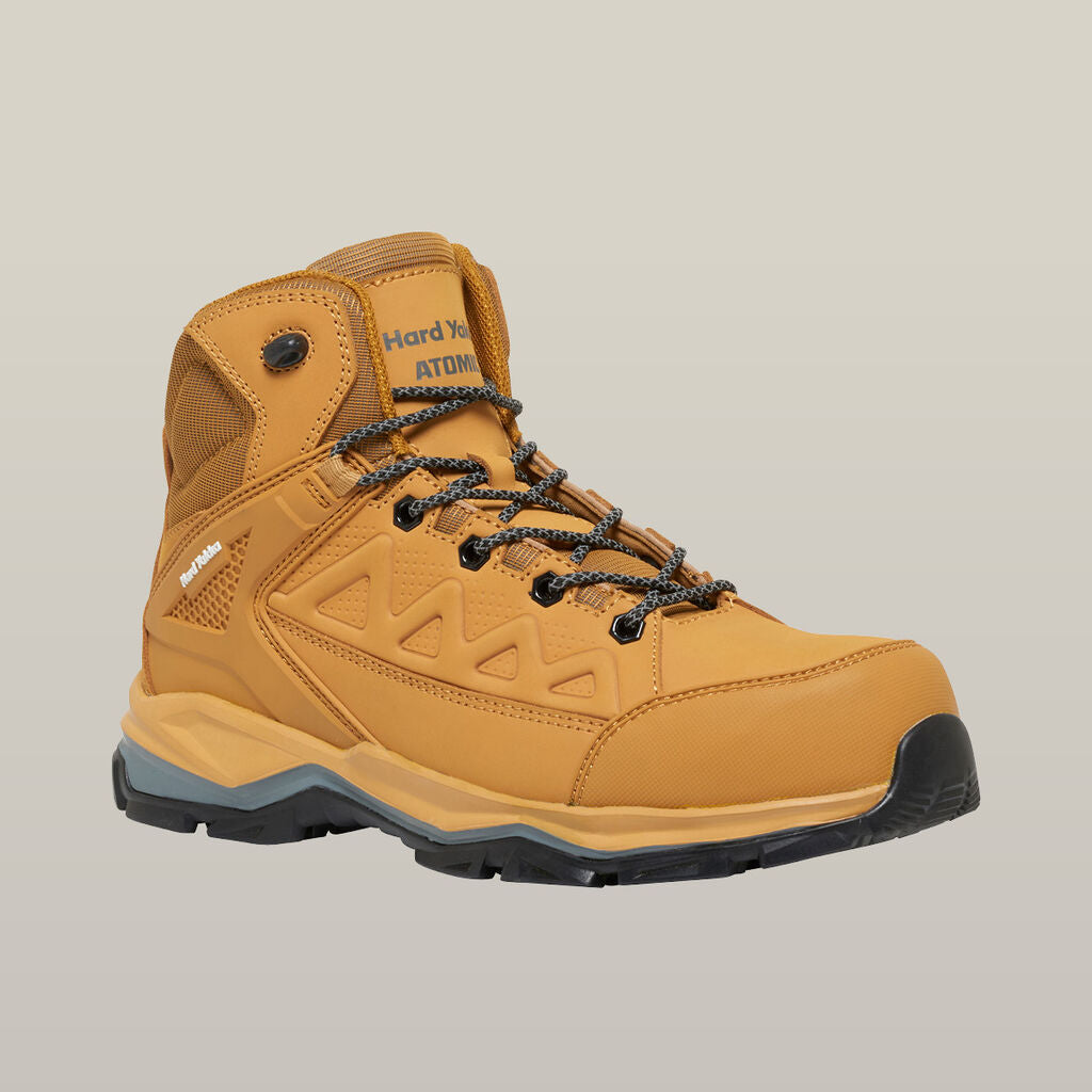 Atomic Hybrid Lace up & Side Zip Safety Boot - Y60280 (Wheat)