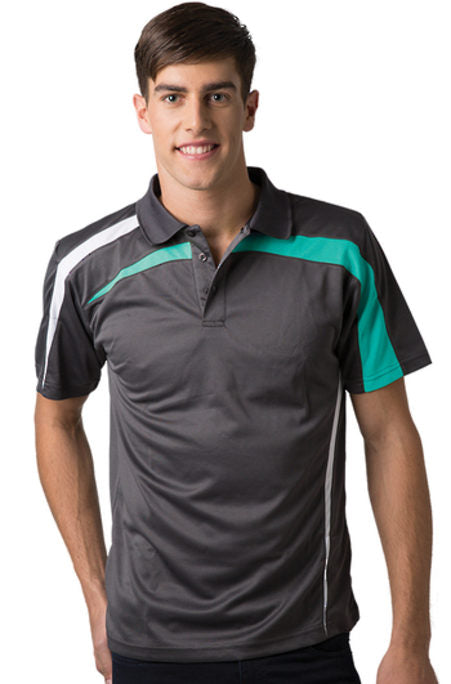 Mens Be Seen Panel Polo BSP2014 (8 colours)