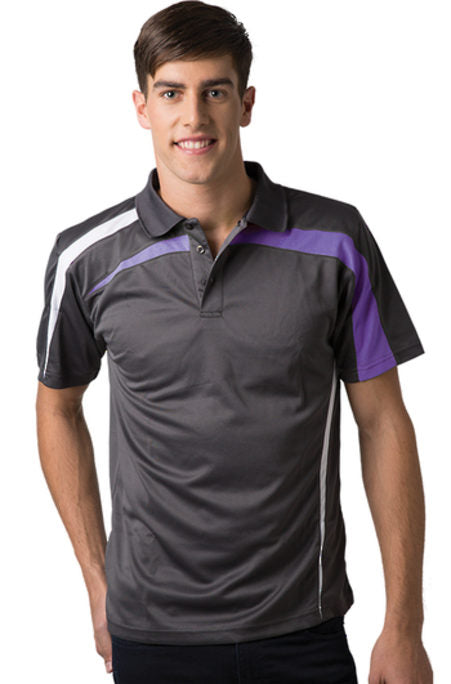 Mens Be Seen Panel Polo BSP2014 (8 colours)