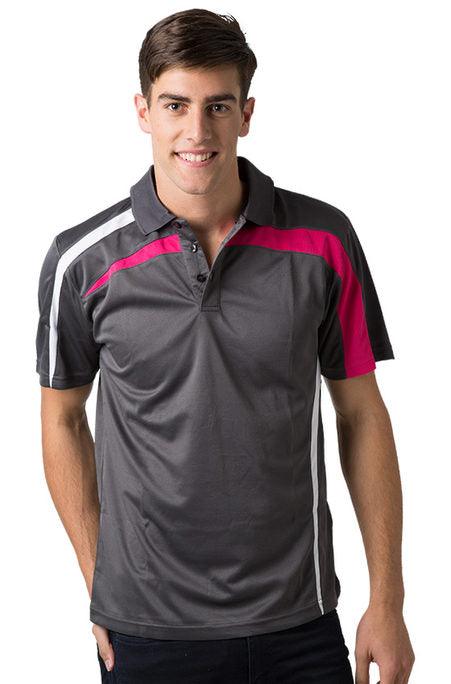 Mens Be Seen Panel Polo BSP2014 (8 colours)