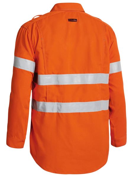 Tencate Tecasafe Plus Taped Hi Vis FR Vented Shirt Long Sleeve - BS8081T