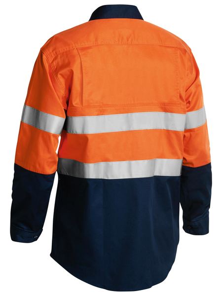 Taped Two Tone Hi Vis Cool Lightweight Long Sleeve- BS6896EP