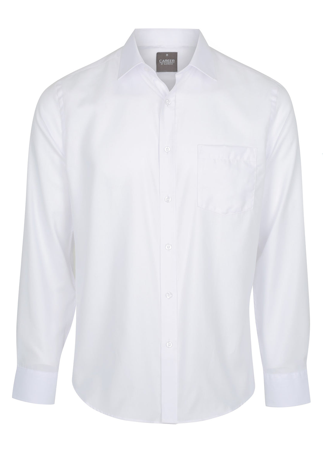 Mens Long Sleeve Ultimate White Shirt - 1908L