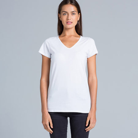 Ladies V-Neck Tee 4010