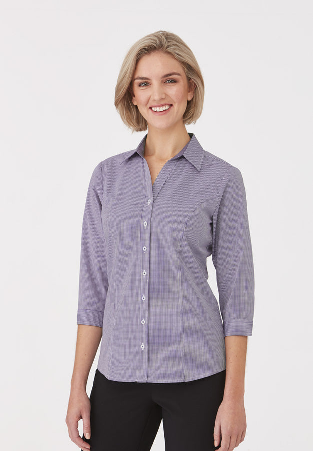 Pippa Check 3/4 Sleeve Shirt - 2444