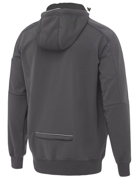 Work Fleece Zip-Front Hoodie with Sherpa Lining - BK6925