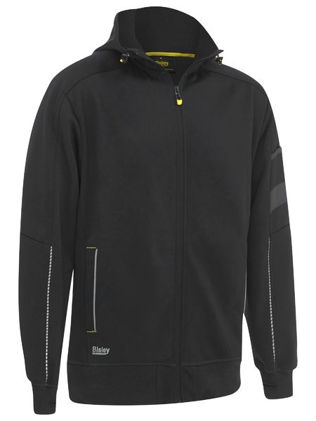 Work Fleece Zip-Front Hoodie with Sherpa Lining - BK6925