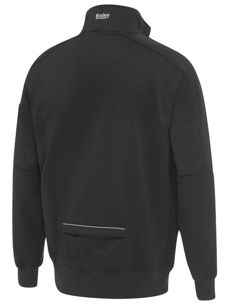 Work Fleece 1/4 Zip Pullover With Sherpa Lining - BK6924