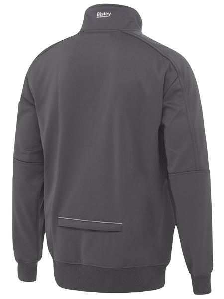 Work Fleece 1/4 Zip Pullover With Sherpa Lining - BK6924