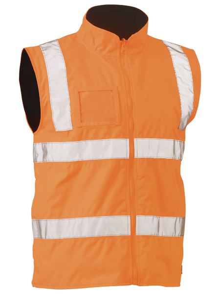 Taped Hi Vis Rail Wet Weather Vest - BV0364T