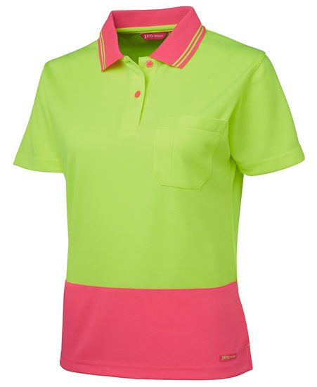 Ladies Hi Vis Short Sleeve Comfort Polo 6LHCP