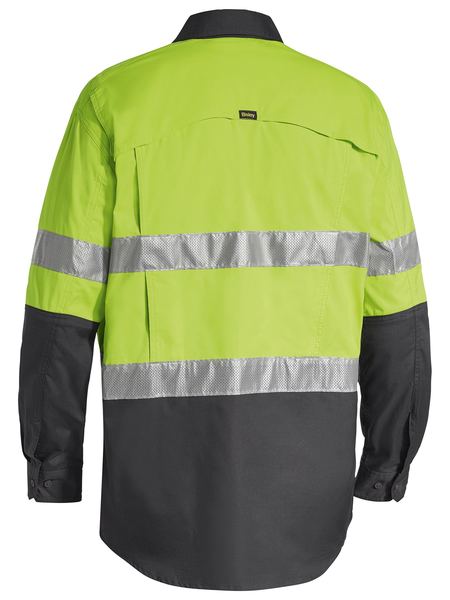 Taped Two Tone Hi Vis X Airflow Ripstop Long Sleeve - BS6415T