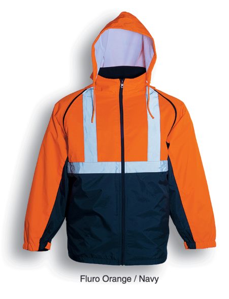 Hi Vis 3 in 1 Safety Jacket with Reflective Tape SJ0642