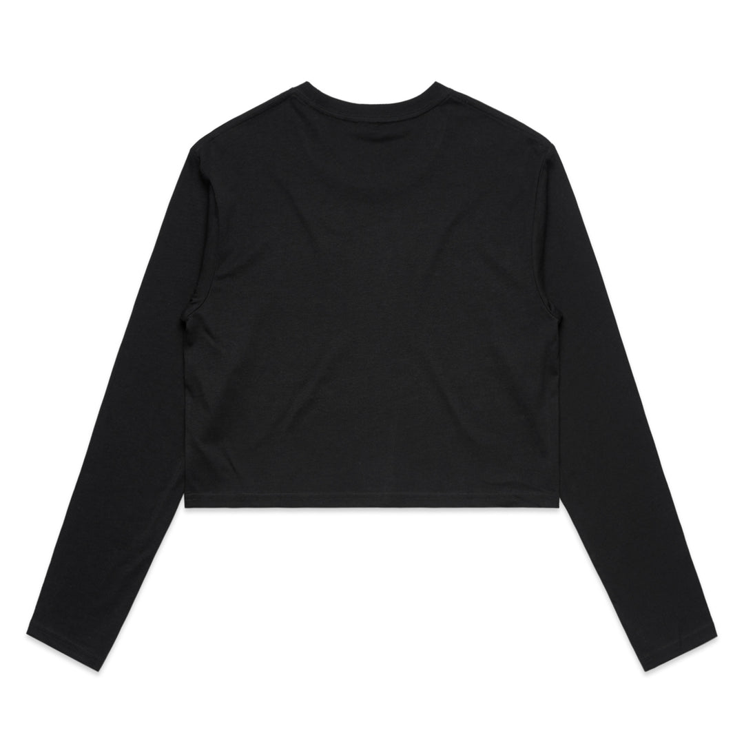 Wo’s Crop Long Sleeve Tee - 4058