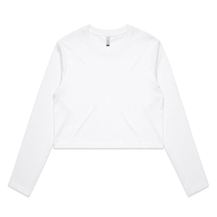 Wo’s Crop Long Sleeve Tee - 4058