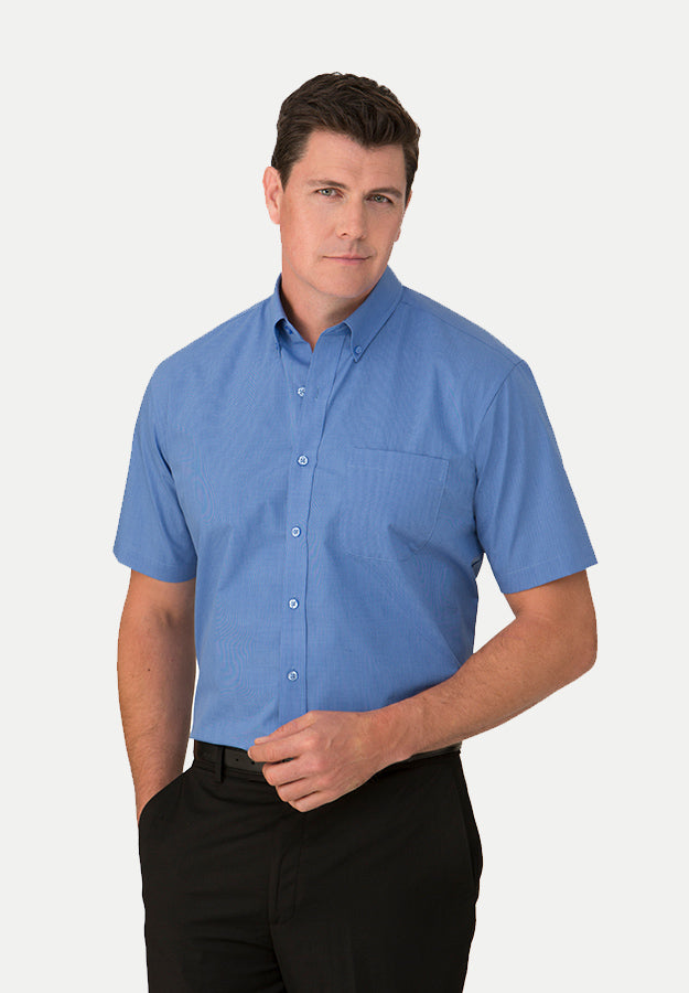 Men's Micro Check Short Sleeve - 4102SS