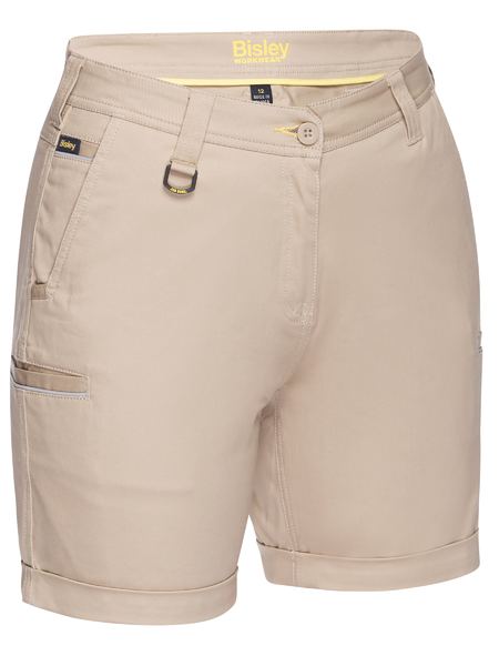 Women's Stretch Cotton Shorts - BSHL1015