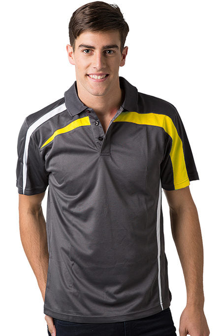 Mens Be Seen Panel Polo BSP2014 (8 colours)