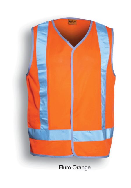 Hi Vis Safety Vest with Reflective Tape SJ0322