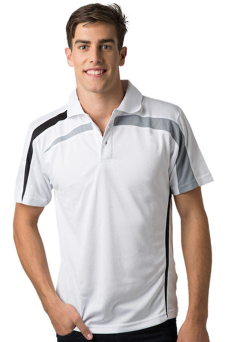 Mens Be Seen Panel Polo BSP2014 (8 colours)