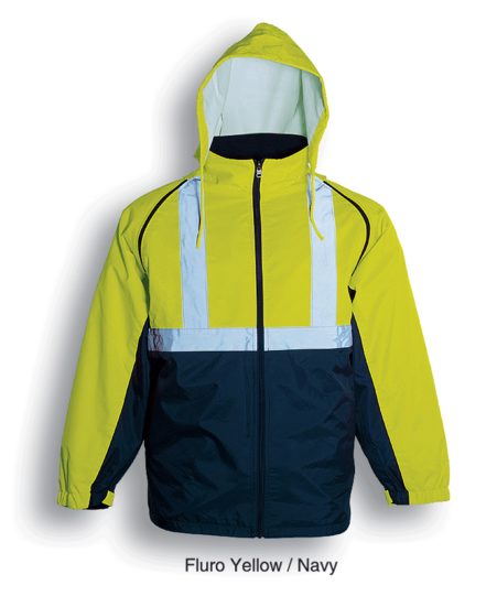 Hi Vis 3 in 1 Safety Jacket with Reflective Tape SJ0642