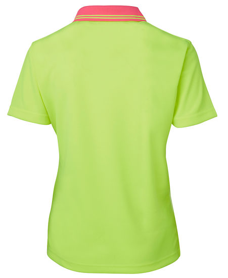 Ladies Hi Vis Short Sleeve Comfort Polo 6LHCP