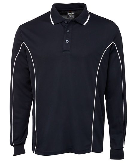 Piping Long Sleeve Polo 7PIPL