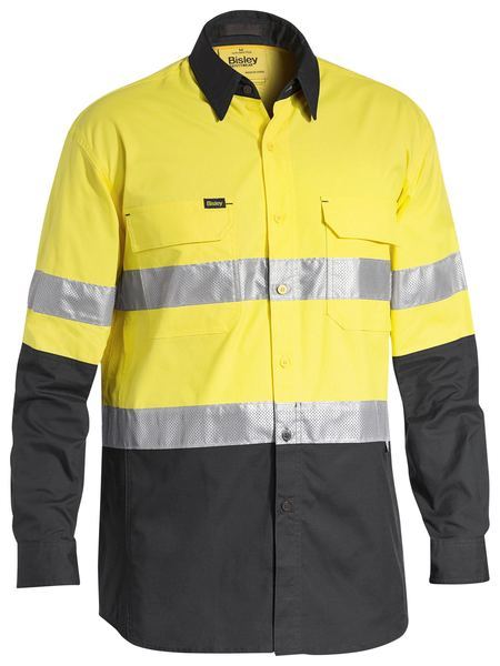 Taped Two Tone Hi Vis X Airflow Ripstop Long Sleeve - BS6415T