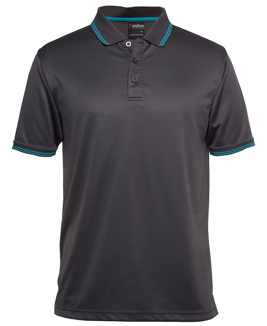 Podium Jacquard Contrast Polo - 7JCP