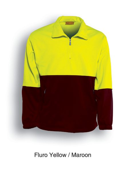 Hi Vis 1/2 Zip Safety Fleece SJ0411