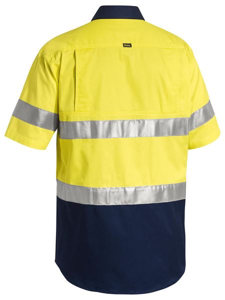 Taped Two Tone Hi Vis Cool Lightweight Short Sleeve - BS1896