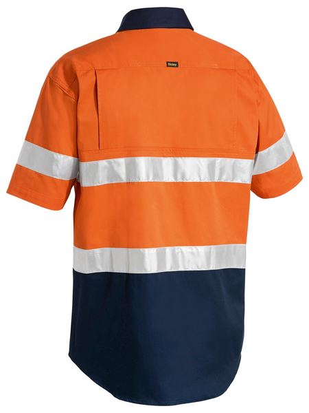 Taped Two Tone Hi Vis Cool Lightweight Short Sleeve - BS1896