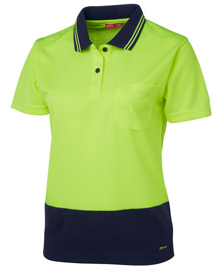 Ladies Hi Vis Short Sleeve Comfort Polo 6LHCP